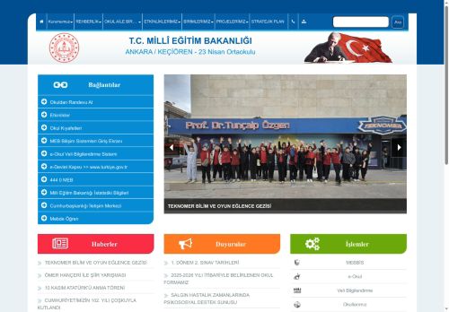 ANKARA / KEÇİÖREN - 23 Nisan Ortaokulu