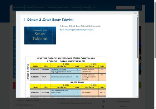 ANKARA / KEÇİÖREN - Yeşiltepe Ortaokulu
