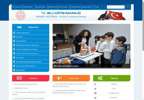 ANKARA / KEÇİÖREN - 29 Ekim Cumhuriyet İlkokulu