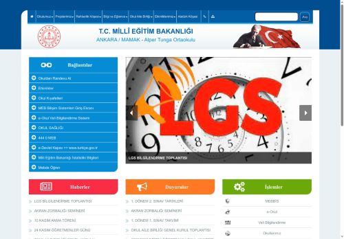 ANKARA / MAMAK - Alper Tunga Ortaokulu