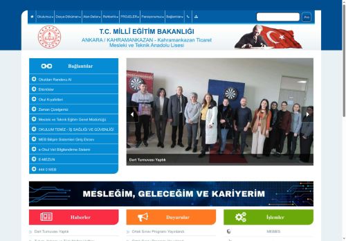 ANKARA / KAHRAMANKAZAN - Kahramankazan Ticaret Mesleki ve Teknik Anadolu Lisesi