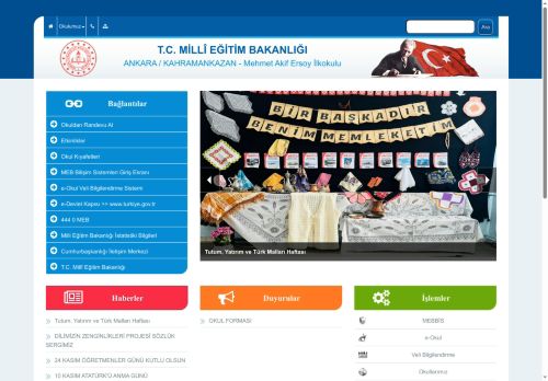 ANKARA / KAHRAMANKAZAN - Mehmet Akif Ersoy İlkokulu