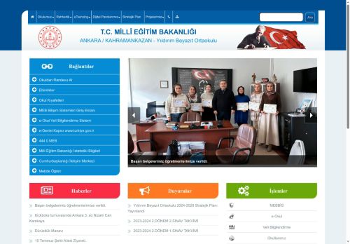 ANKARA / KAHRAMANKAZAN - Yıldırım Beyazıt Ortaokulu