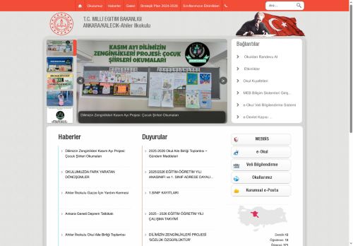 ANKARA / KALECİK - Ahiler İlkokulu