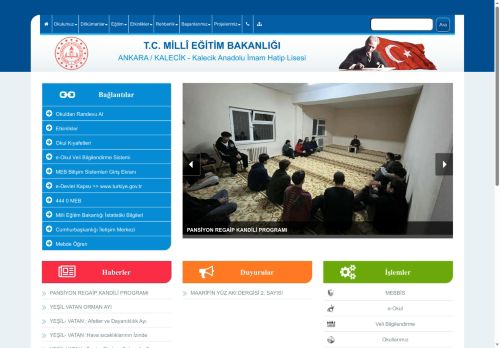 ANKARA / KALECİK - Kalecik Anadolu İmam Hatip Lisesi