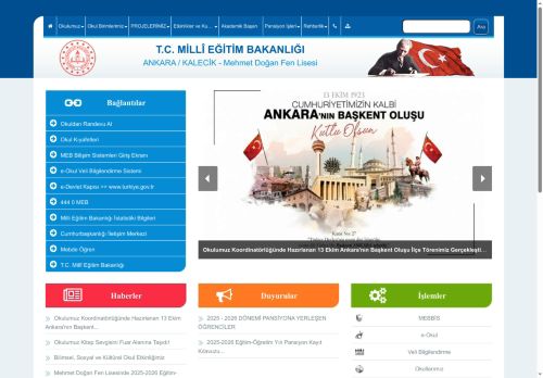 ANKARA / KALECİK - Mehmet Doğan Fen Lisesi