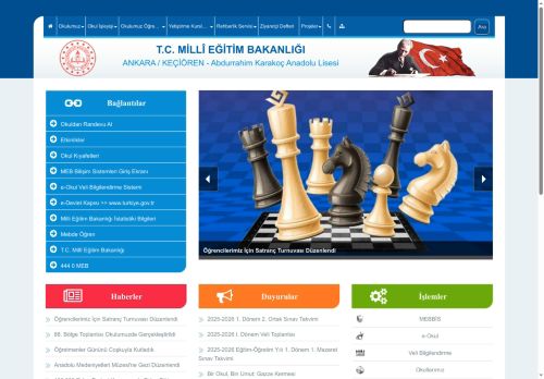 ANKARA / KEÇİÖREN - Abdurrahim Karakoç Anadolu Lisesi