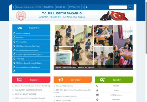 ANKARA / KEÇİÖREN - Arif Nihat Asya İlkokulu