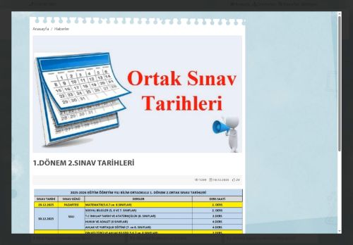 ANKARA / KEÇİÖREN - Bilim Ortaokulu