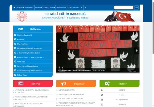 ANKARA / KEÇİÖREN - Fevziatlıoğlu İlkokulu