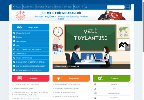ANKARA / KEÇİÖREN - Fethiye Kemal Mumcu Anadolu Lisesi