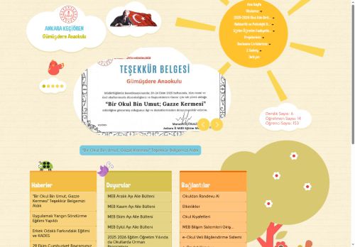 ANKARA / KEÇİÖREN - Gümüşdere Anaokulu