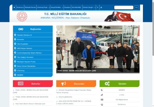 ANKARA / KEÇİÖREN - Hacı Sabancı Ortaokulu