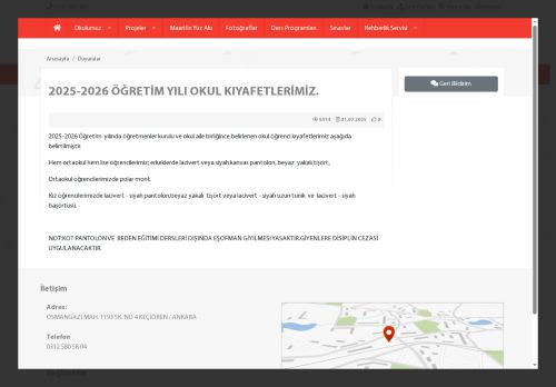 ANKARA / KEÇİÖREN - İmam Buhari Anadolu İmam Hatip Lisesi