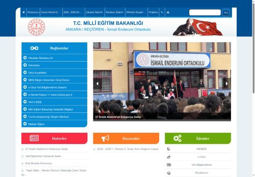 ANKARA / KEÇİÖREN - İsmail Enderuni Ortaokulu