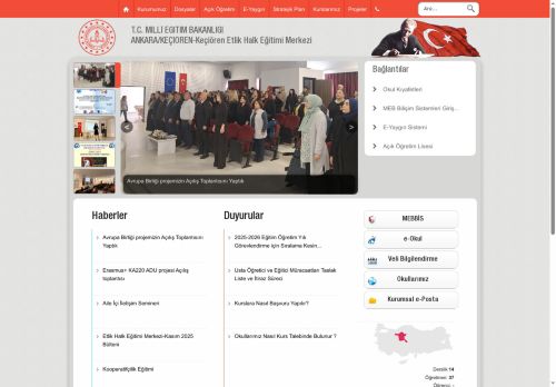 ANKARA / KEÇİÖREN - Keçiören Etlik Halk Eğitimi Merkezi