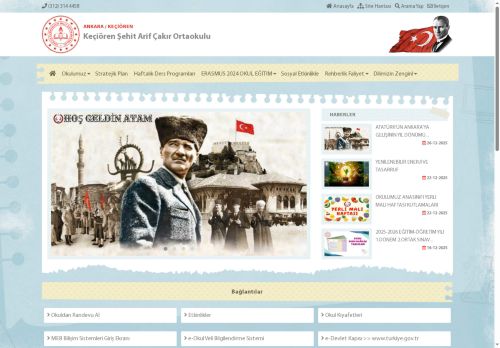 ANKARA / KEÇİÖREN - Keçiören Şehit Arif Çakır Ortaokulu