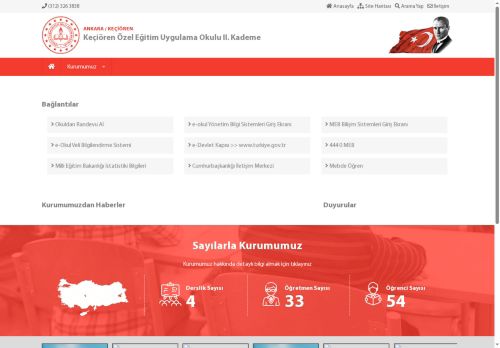 ANKARA / KEÇİÖREN - Keçiören Özel Eğitim Uygulama Okulu II. Kademe