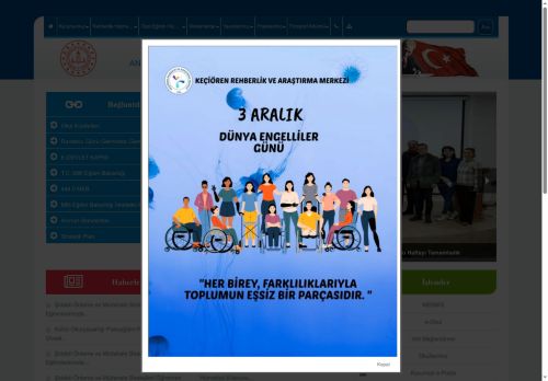 ANKARA / KEÇİÖREN - Keçiören Rehberlik ve Araştırma Merkezi