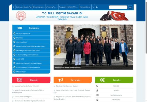 ANKARA / KEÇİÖREN - Keçiören Yavuz Sultan Selim Ortaokulu