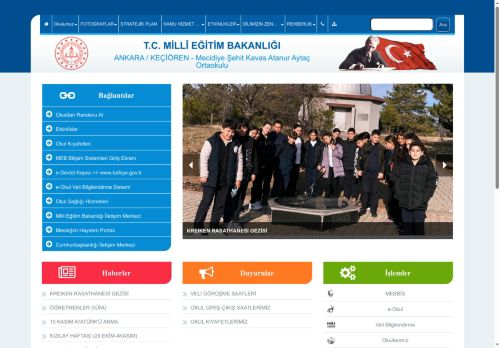 ANKARA / KEÇİÖREN - Mecidiye Şehit Kavas Atanur Aytaç Ortaokulu