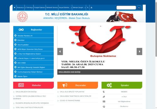 ANKARA / KEÇİÖREN - Melek Özen İlkokulu