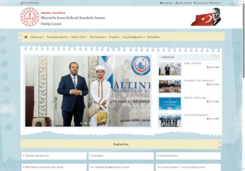 ANKARA / KEÇİÖREN - Mustafa Asım Köksal Anadolu İmam Hatip Lisesi