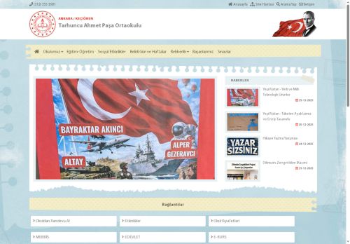 ANKARA / KEÇİÖREN - Tarhuncu Ahmet Paşa Ortaokulu