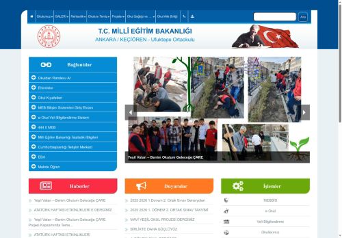 ANKARA / KEÇİÖREN - Ufuktepe Ortaokulu