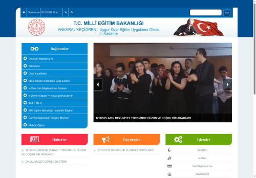 ANKARA / KEÇİÖREN - Uygur Özel Eğitim Uygulama Okulu II. Kademe