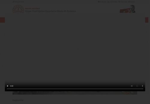 ANKARA / KEÇİÖREN - Uygur Özel Eğitim Uygulama Okulu III. Kademe