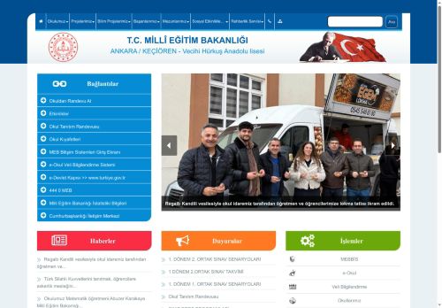 ANKARA / KEÇİÖREN - Vecihi Hürkuş Anadolu lisesi
