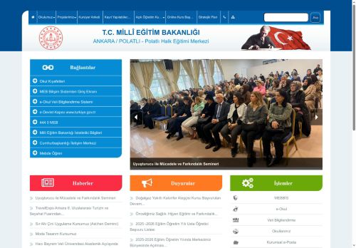 ANKARA / POLATLI - Polatlı Halk Eğitimi Merkezi