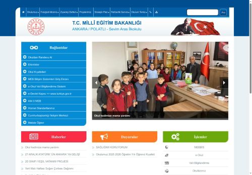 ANKARA / POLATLI - Sevim Aras İlkokulu