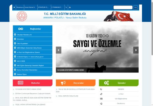 ANKARA / POLATLI - Yavuz Selim İlkokulu