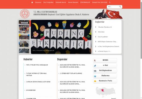 ANKARA / MAMAK - Başkent Özel Eğitim Uygulama Okulu II. Kademe