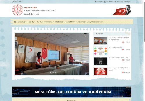 ANKARA / MAMAK - Cebeci Kız Mesleki ve Teknik Anadolu Lisesi