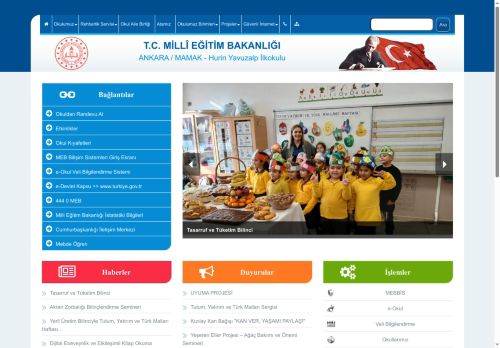 ANKARA / MAMAK - Hurin Yavuzalp İlkokulu
