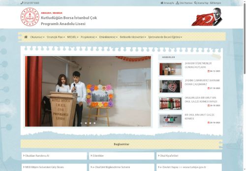 ANKARA / MAMAK - Kutludüğün Borsa İstanbul Çok Programlı Anadolu Lisesi