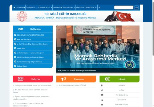 ANKARA / MAMAK - Mamak Rehberlik ve Araştırma Merkezi