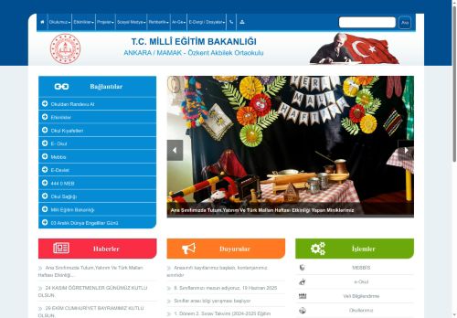 ANKARA / MAMAK - Özkent Akbilek Ortaokulu