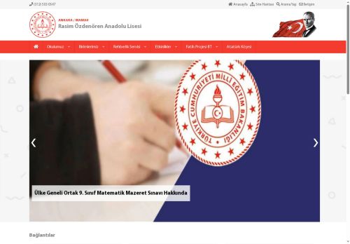 ANKARA / MAMAK - Rasim Özdenören Anadolu Lisesi