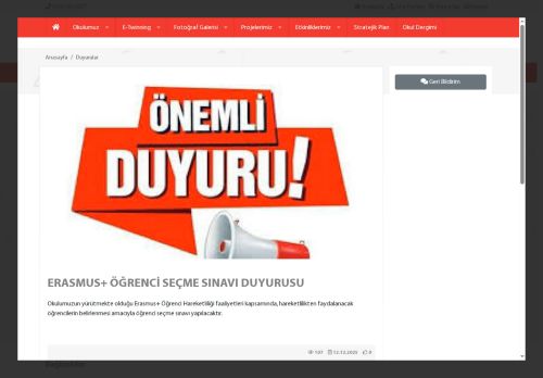 ANKARA / PURSAKLAR - Ahmet Müşerref Muhtaroğlu Ortaokulu