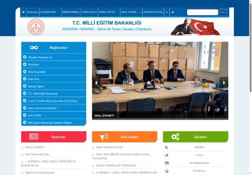 ANKARA / MAMAK - Şehit Ali İhsan Okatan Ortaokulu
