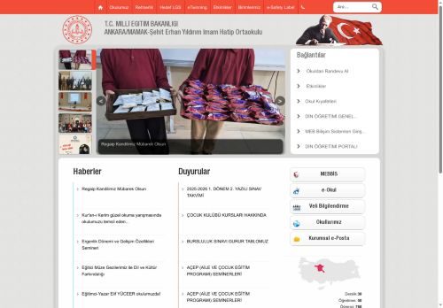 ANKARA / MAMAK - Şehit Erhan Yıldırım İmam Hatip Ortaokulu