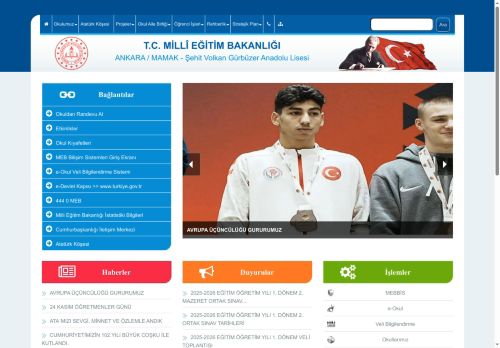 ANKARA / MAMAK - Şehit Volkan Gürbüzer Anadolu Lisesi