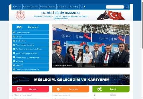 ANKARA / MAMAK - Türközü Oğuzhan Mesleki ve Teknik Anadolu Lisesi