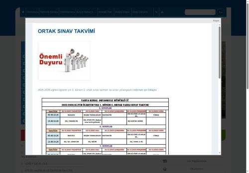 ANKARA / MAMAK - Yahya Kemal Ortaokulu