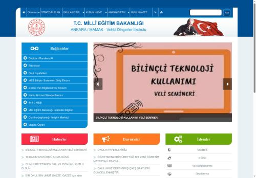 ANKARA / MAMAK - Vehbi Dinçerler İlkokulu