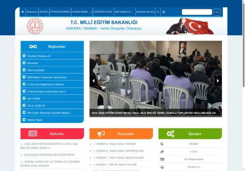 ANKARA / MAMAK - Vehbi Dinçerler Ortaokulu